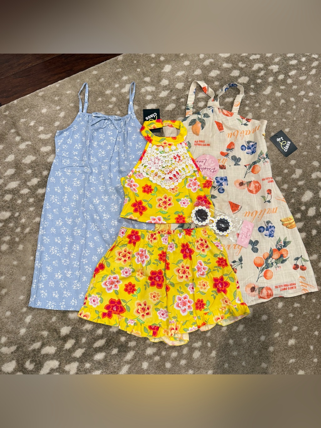 Girls Bunde (3) Cutest Summer Chic Dresses/Outfit. All Nwt. Size 8